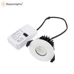 Black Ip65 Cob 75Mm Cut Hole Fire Rated Bathroom Downlights