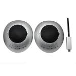 2.4G wireless 360 degree battery powered best microphone for zoom meetings Dual
