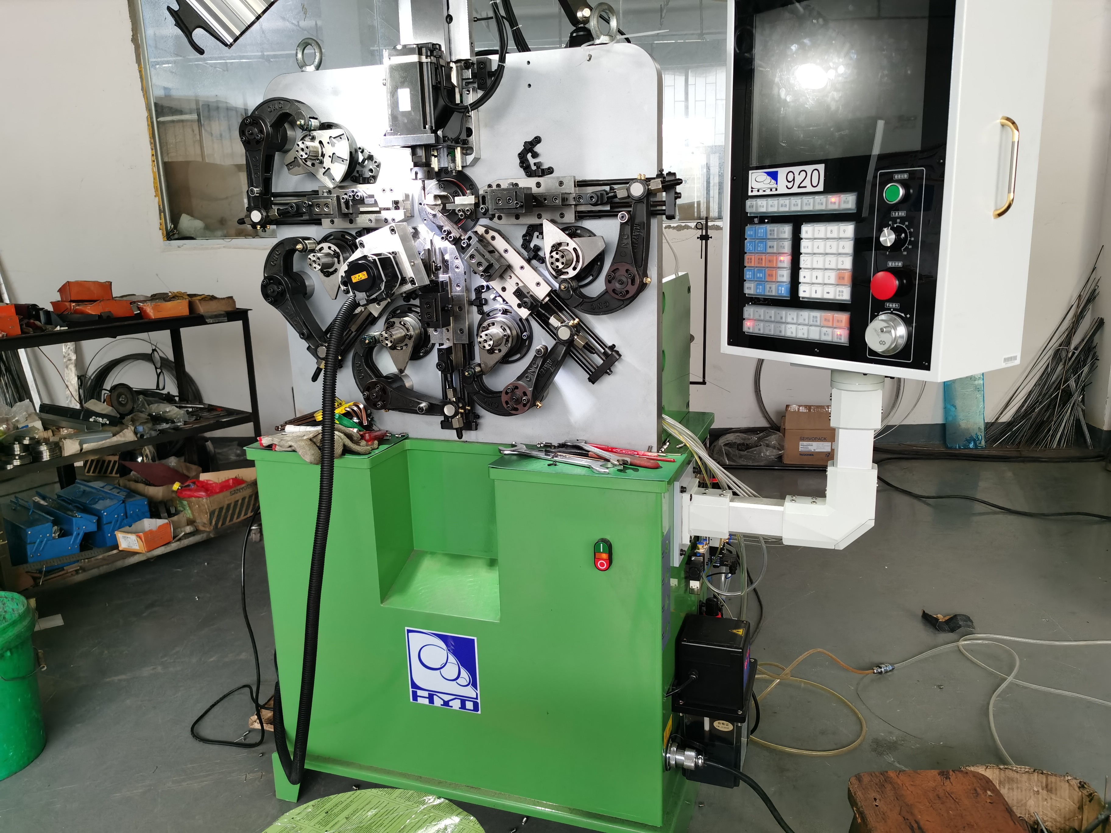 High Speed Wire Thread Insert Machine , M2-M16 Screw Bushing Making Machine