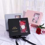 Book Shaped Valentine's Day Gift Bag Window Packaging New Year Decorations Box
