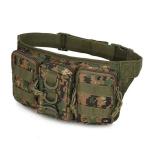 Military Camouflage Waist Bag Utility Belt with Water Bottle Holder Hiking