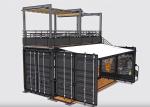 New design Customized High Standard Stainless Steel Mobile Halal Food Cart