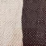Sustainable 145cm Polyester Crepe De Chine Fabric / Polka Dot Crepe Fabric