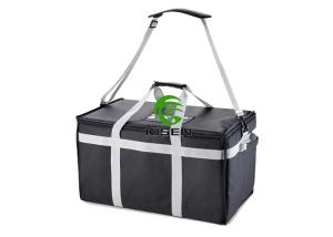 Wholesale Hot / Cold Thermal Insulated Cooler Bags For Food Delivery Zippered Large Capacity from china suppliers