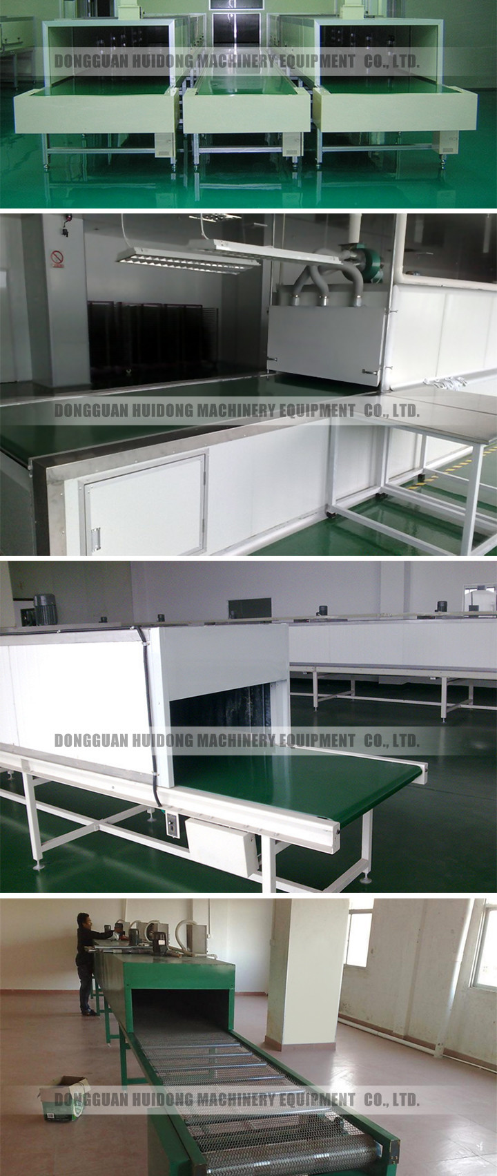 Stainless Steel Lineshaft Roller Conveyor For Industrial Drying Machine