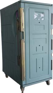 Wholesale 900 Litre Olivo Green Large Insulated Plastic Rolling Container from china suppliers