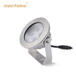 Led Underwater Lamp Outdoor Fish Pond Colorful Warm White Spotlight Stainless