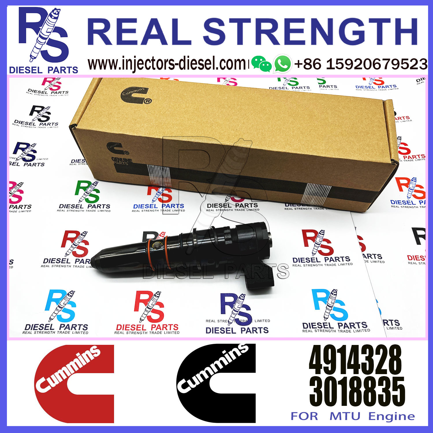 PT Pump Fuel Injector 4914308 4914325 4914328 For Cummins