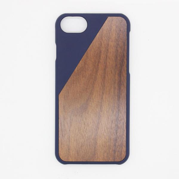 Bamboo & PC iPhone 7 / 8 Natural Wood Phone Case , Splicing Paste Wood Look