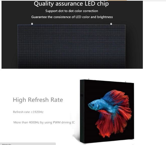 High Resolution Indoor Full color SMD Led Screen Pixel Pitch 5mm With 1/16 Scan Module