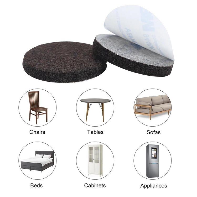 Round Double Sided Foam Tape Adhesive , Eva Foam Pad With Insulation Function