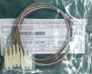 Wholesale E2000 Multimode Fiber Pigtail , OM2 Outdoor Optical Fiber Cable from china suppliers