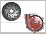 Rubber Lined Centrifugal Slurry Pump parts of Impeller, liner, seals