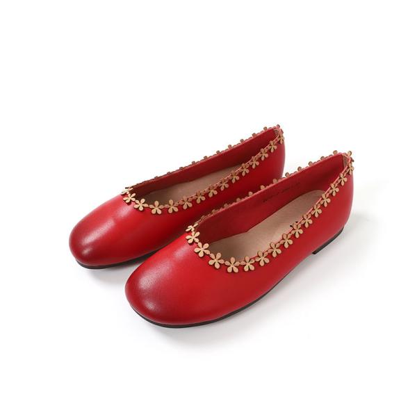 S391 Leather Shoes Handmade Toe Layer Cowhide High Quality Women'S Shoes Custom