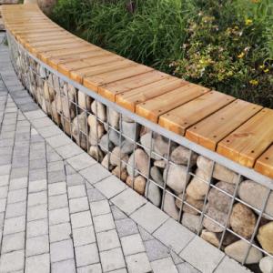 Wholesale 50x50mm Landscape Welded Mesh Gabion Garden Seat from china suppliers