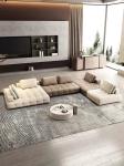 Keyboard linen slipcovered sofa Hotel Lobby waiting area sofa