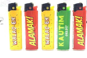 Wholesale Kitchen Flame Disposable Stone Gas Lighter with Custom Logo Butane Gas Flint Lighter from china suppliers