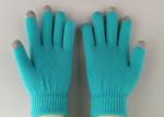 10 Gauge Acrylic Touch Screen Gloves , Safety Hand Gloves 22cm - 27cm Length
