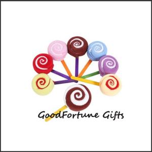 Wholesale promotional creative lollipop design cotton towel wedding birthday festival gift from china suppliers