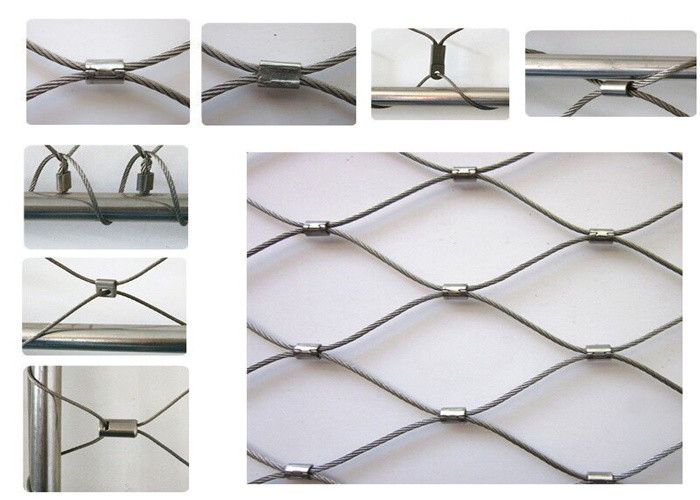Reinforcing Climbing Plant Mesh Support 1.2mm SS Rope Mesh