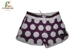 Wholesale Custom Plain Womens Board Shorts Polyester SportsWear Slit Leg Style from china suppliers