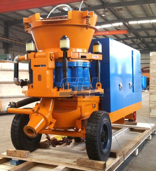 5 Cubic Meter Per Hour Concrete Spraying Machine , Tunnel Construction Mini