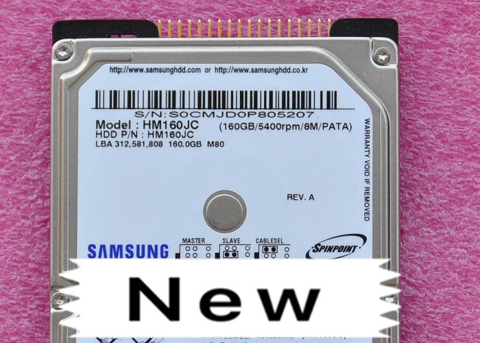 HM160JC 160G Samsung Hard Drive , Samsung Internal Hard Disk 2.5 Inch BF41-00100A