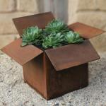 Modern Corten Steel Pot Indoor / Outdoor Usage Large Plant Pots
