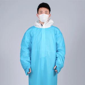 Wholesale PP + PE / SMS Knitted Cuff Or Elastic Cuff Sterile Disposable Surgical Gown from china suppliers
