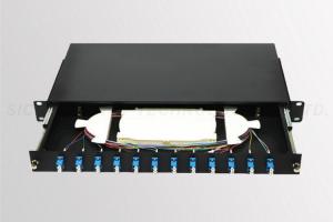 Wholesale Patch Panel Fiber Optic 24 Port 19 Inch Rack Mounted OTOP/ OEM Accepted from china suppliers