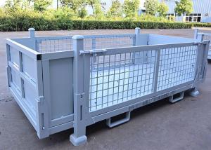 Wholesale Heavy Duty Collapsible Cage Pallet Q235 Metal Stillage Grey from china suppliers