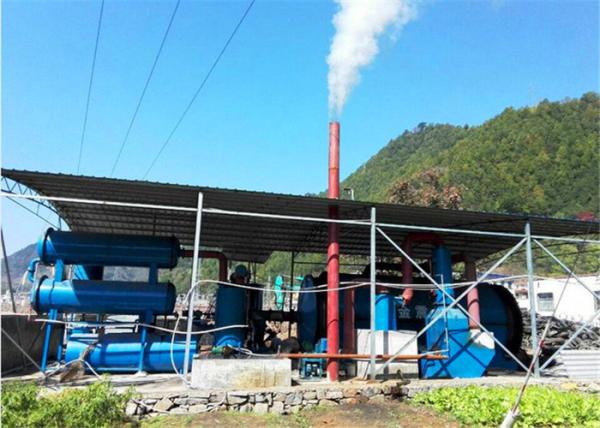 High Oil Yield Factory Price 10 Ton Per Day Waste Tyre Rubber Pyrolysis To