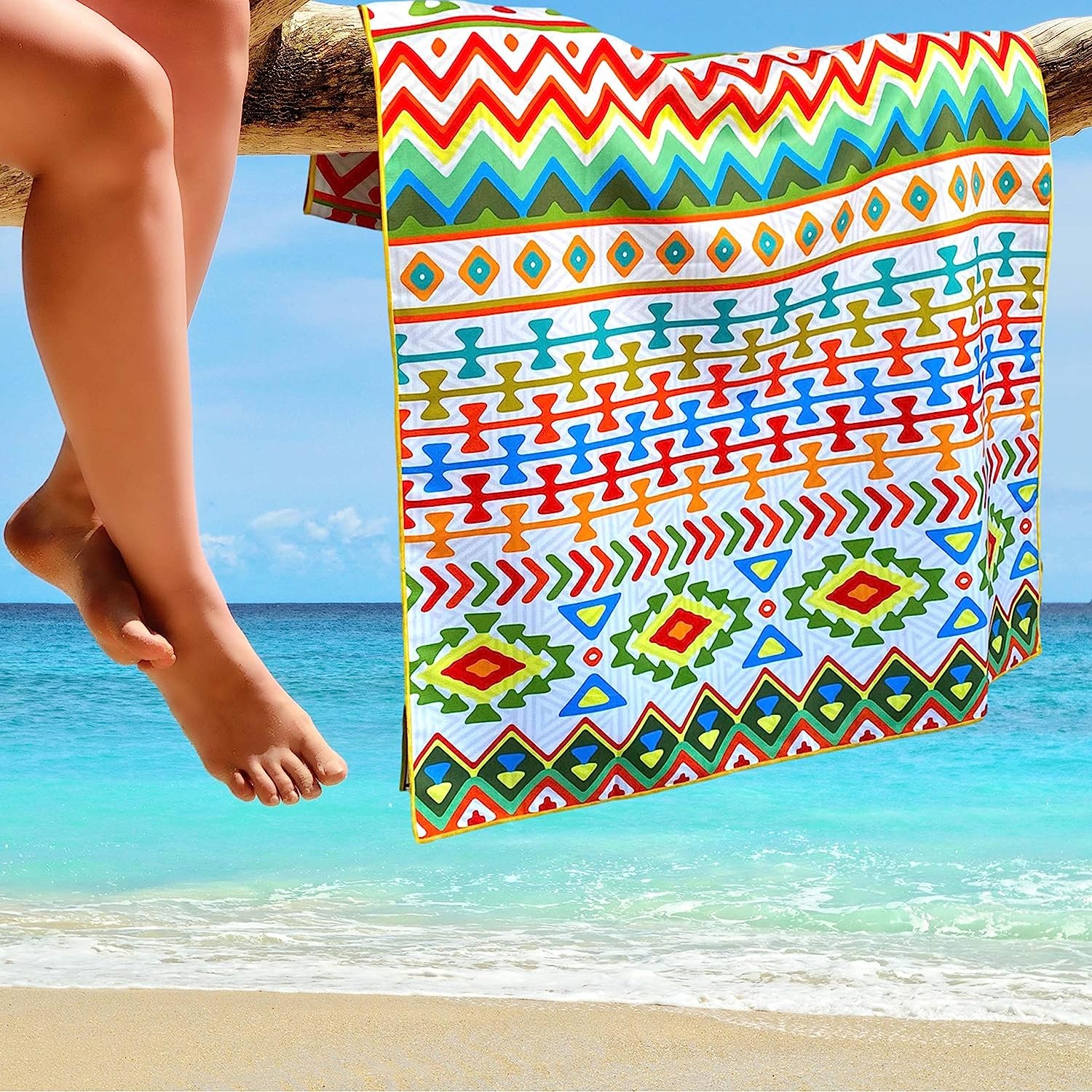 Digital Printing Microfiber Custom Beach Towel Round Corner And Square Corner
