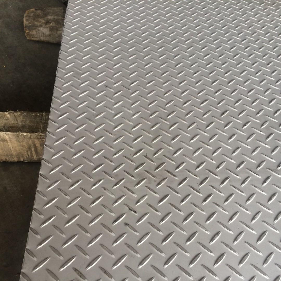 Stainless Steel Checker Plate ASTM EN DIN AISI304 AISI316L AISI321 SS Patterns Plate