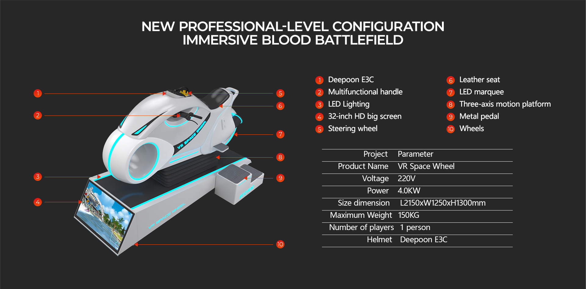 Motorcycle Simulator 9d Vr Driving Game Machine Motion Simulator Racing Virtual Reality Games