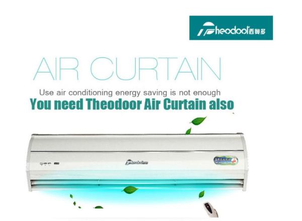 Fashion Wind Residential Air Curtain 1-2m Length For Door Entrance With R/C