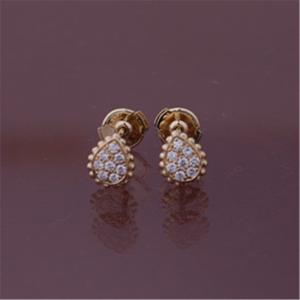 Wholesale French Fine Gold Jewelry Serpent Bohème XS Motif Ear Studs in Pink Gold Earrings JCO01362 from china suppliers