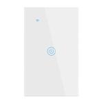 Single Pole Touch Glass 1 Gang Smart Switch Wall Mounted 10A