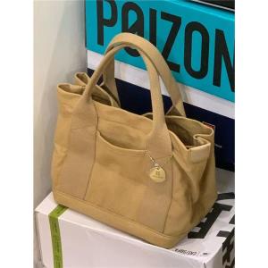 Wholesale 2024 NEW HIGH-END SENSE OF NICHE DESIGN CANVAS TOTE BAG WOMEN'S BAG FASHION ALL VINTAGE SINGLE SHOULDER CROSSBODY BAG from china suppliers