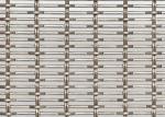 Rigid Stainless Steel Woven Lock Crimp Wire Mesh Stairs Railing OEM