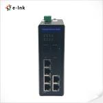Rugged Industrial PoE Switch 4 Port 1000t 802.3bt Poe + 2 Port 1000t + 2 Port