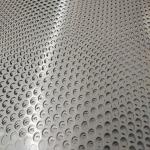 Square Hole 10*10mm Metal Plate 45mm Height Anti Slip Feature For Sturdy