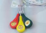 Patient ECG Monitor Cable 3 Color Alligator clip electrodes Needle Electrode