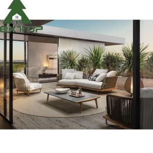 Wholesale Rope Outdoor Poolside Sectional Sofa Set Large Bulk Luxury Garden Sets from china suppliers