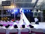Outside Clear 30x60 Feet Marquee Tents For Wedding Receptions