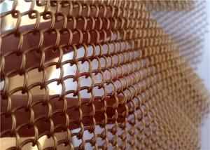 Wholesale Corrosion Resisting Coil Metal Mesh Drapery 1.2mm For Interior Decoration from china suppliers