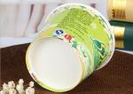 Colorful Branded Ice Cream Cups 12oz 16oz Disposable Soup Bowls Party