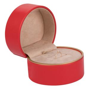 Wholesale Custom Design Portable Ring Gift Box , Full Cover Leather Wedding Ring Box from china suppliers