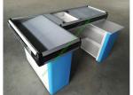 Customized Color Grocery Store Retail Cashier Desk / Stylish Cash Table For