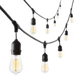 Patio 33FT 2W Shatterproof LED Outdoor Bulb String Lights